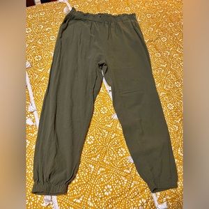 Size 2XL Shein Curve olive colored high waisted pants